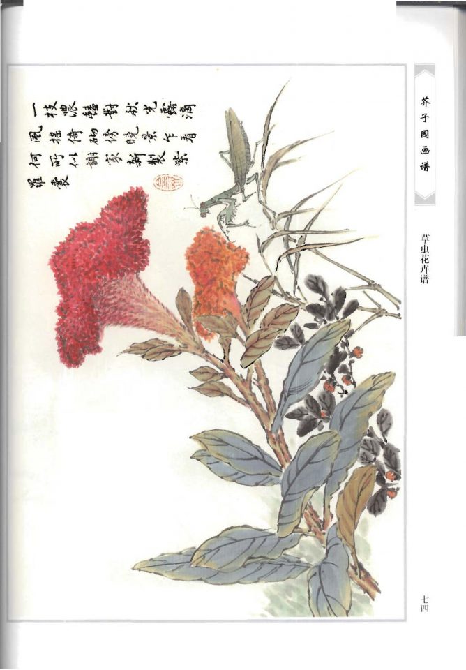 经典中国画摹本《芥子园画谱》花鸟篇：第三季